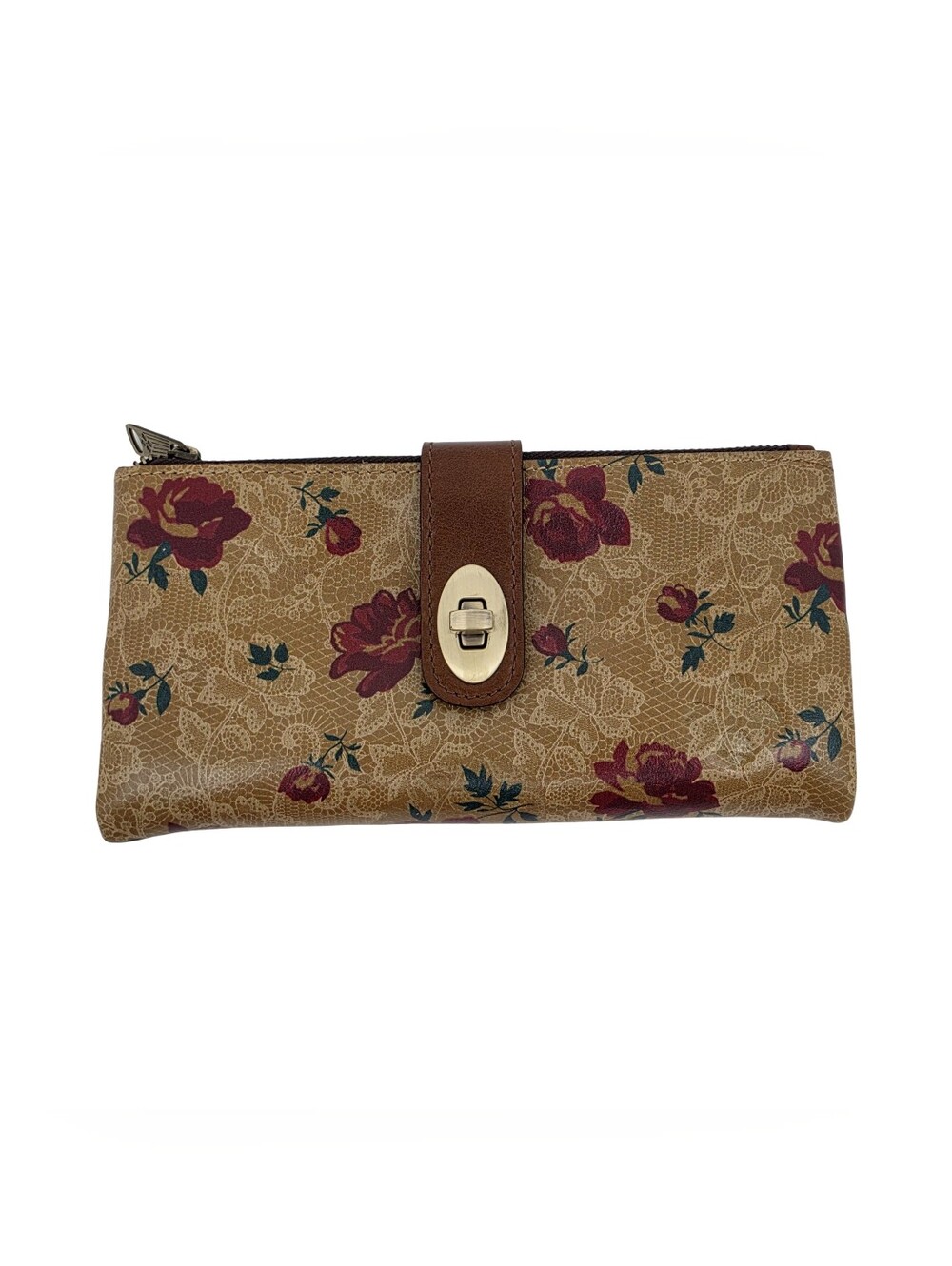Patrcia Nash Annesley Leather Western Lace Floral Wallet Wristlet